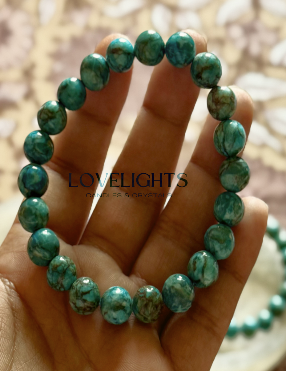 African Turquoise Bracelet - Image 2