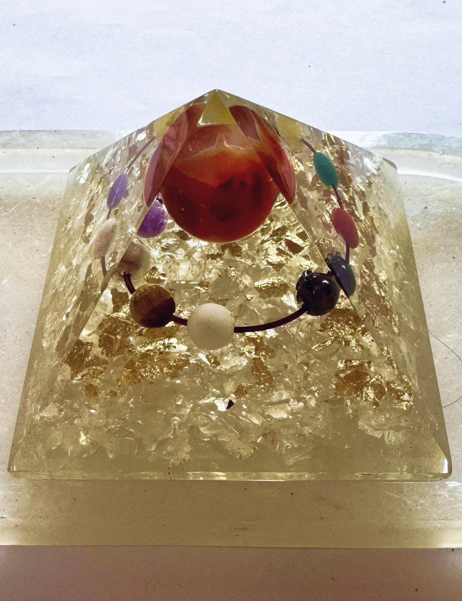 7 Chakra Crystal Pyramid - Image 3