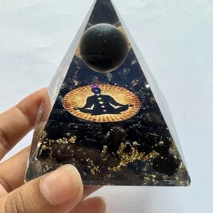 Black Tourmaline Chakra Pyramid