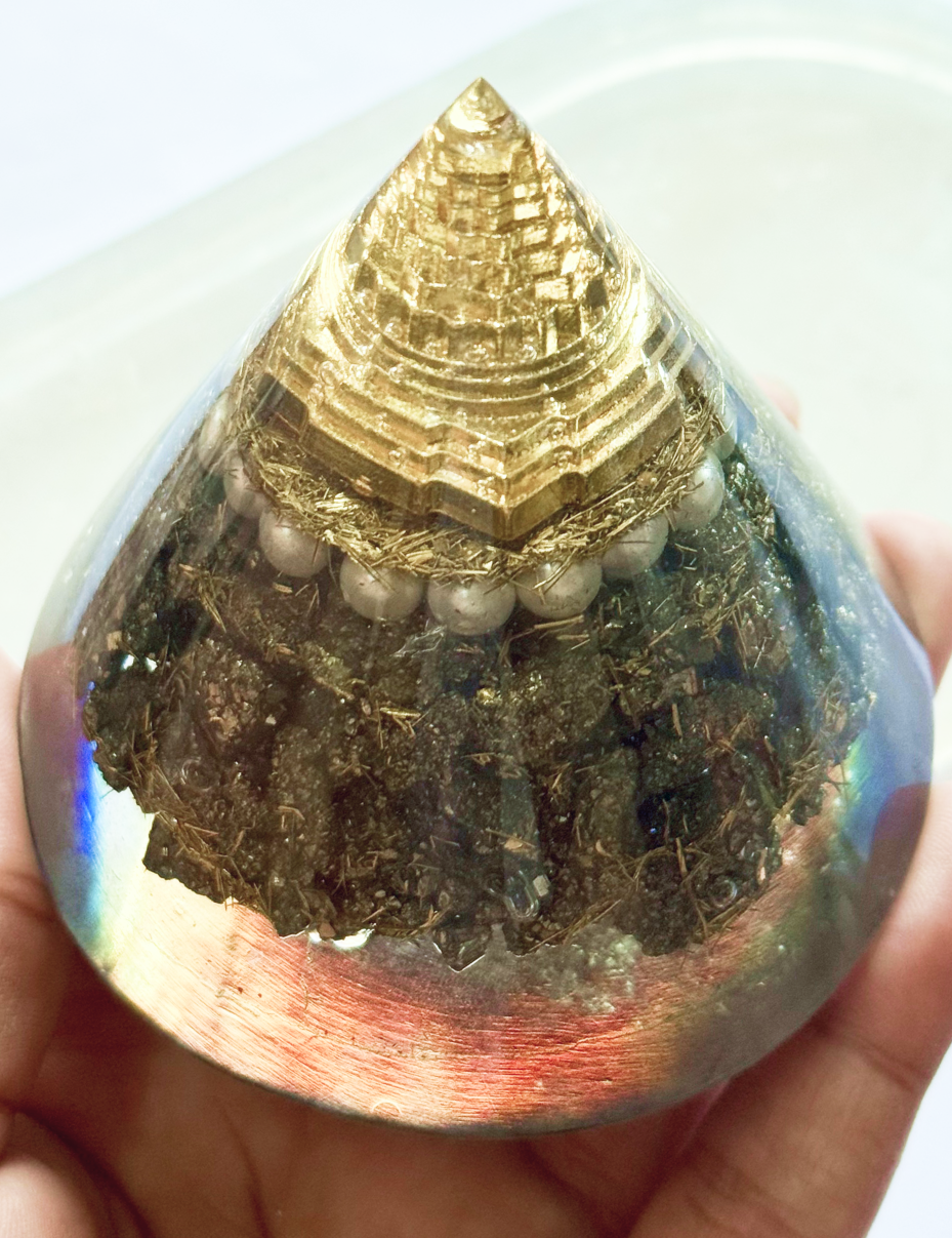 Raw Peruvian Pyrite Pyramid - Image 2